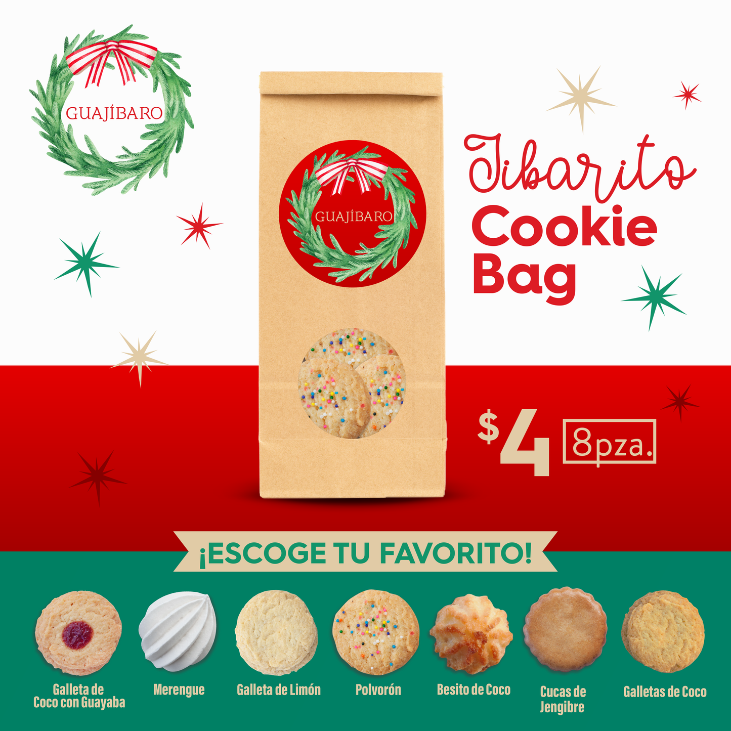 Jibarito Cookie Bag